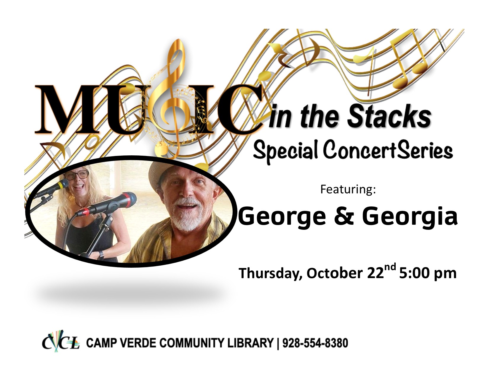 Music in the Stacks Concert Series- October 2026